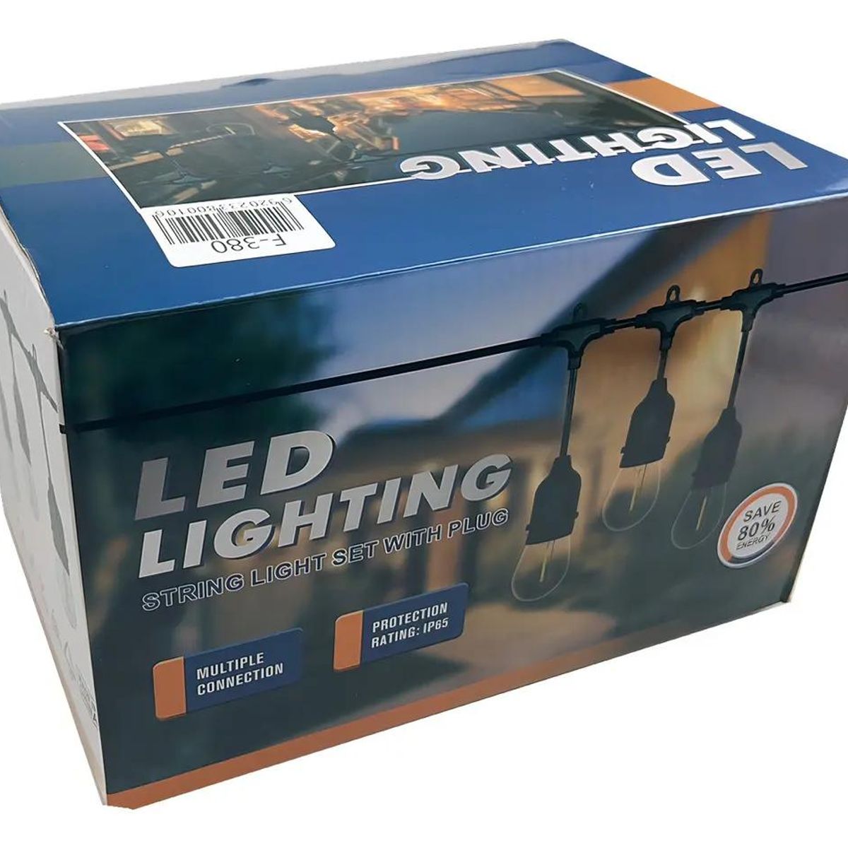 GENERICO - Guirnalda LED solar 10m con 10 luces