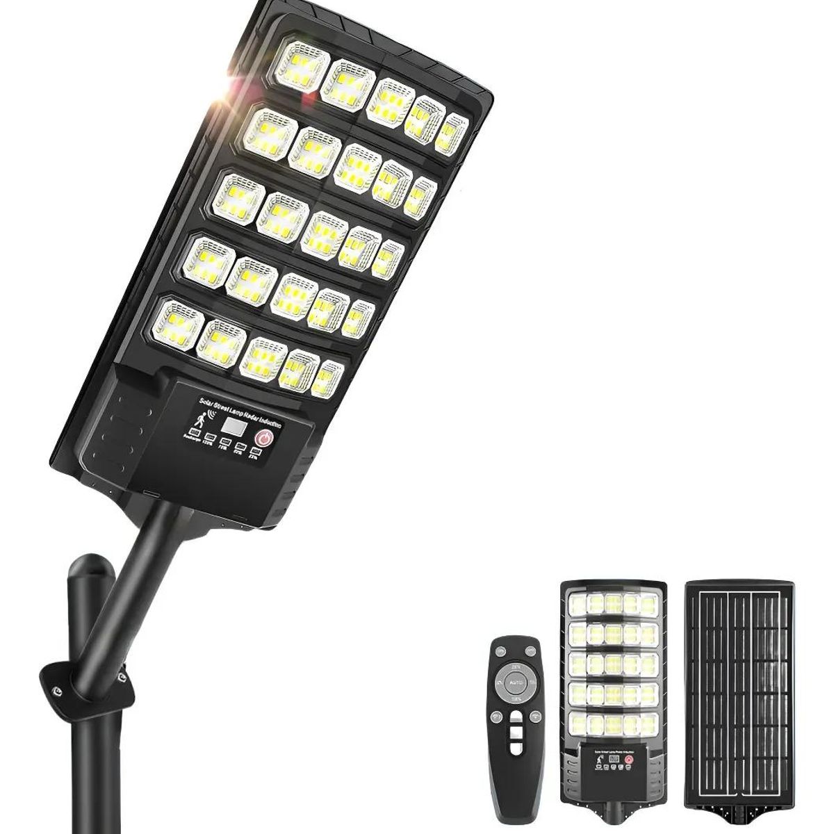 GENERICO - Foco Solar Exterior 800W con Sensor de Movimiento y Sól