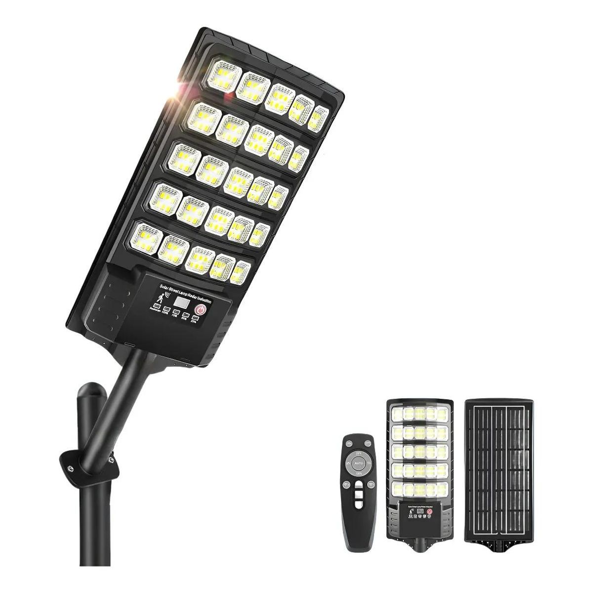 GENERICO - Foco Solar Exterior 800W con Sensor de Movimiento y Sól