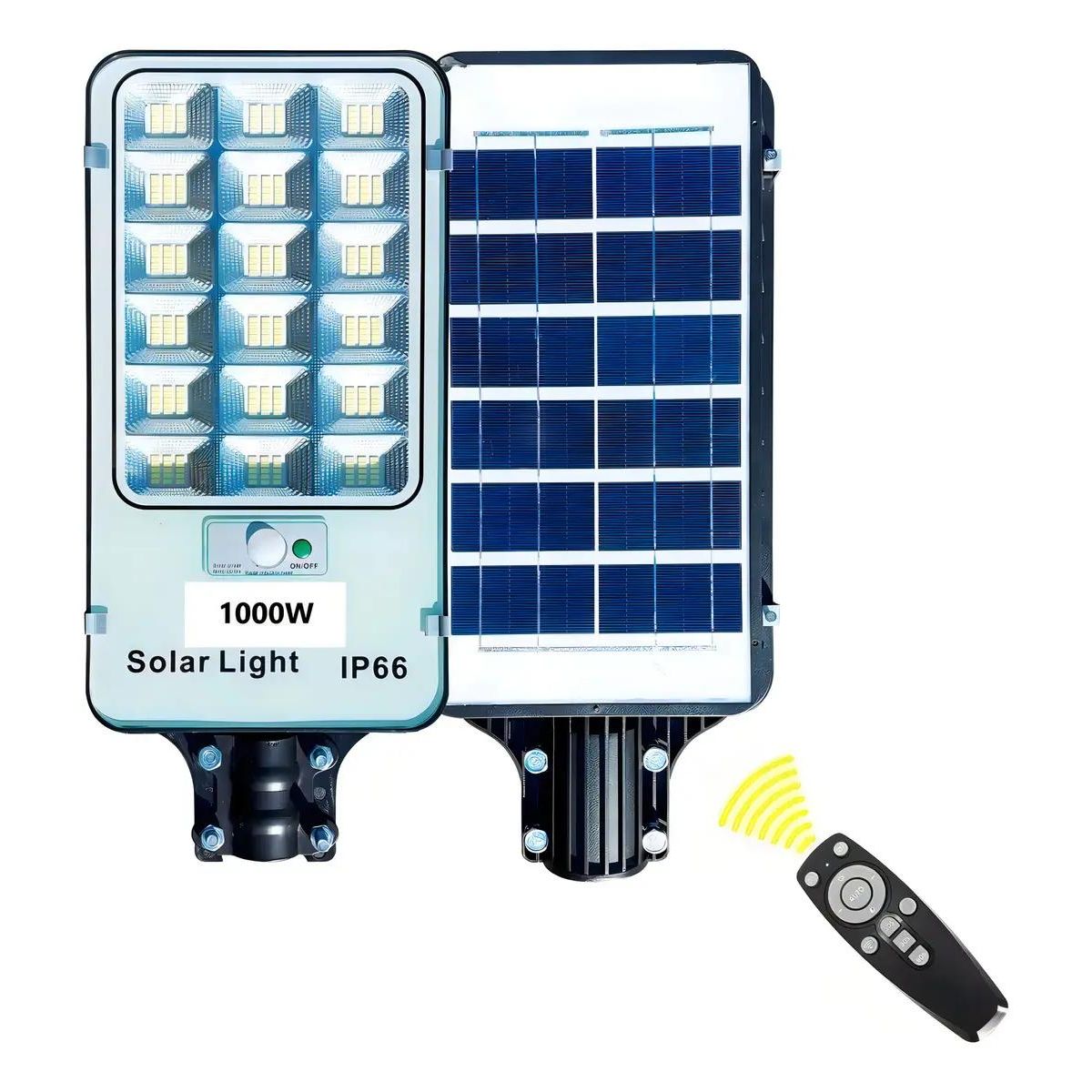 GENERICO - Foco Solar LED 1000W Exterior IP66 420 LEDs con Control