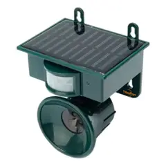 GENERICO - Ahuyentador ultrasónico solar para gatos, perros y aves