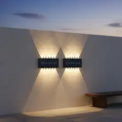 GENERICO - Focos LED de Pared Exterior Impermeables 12W