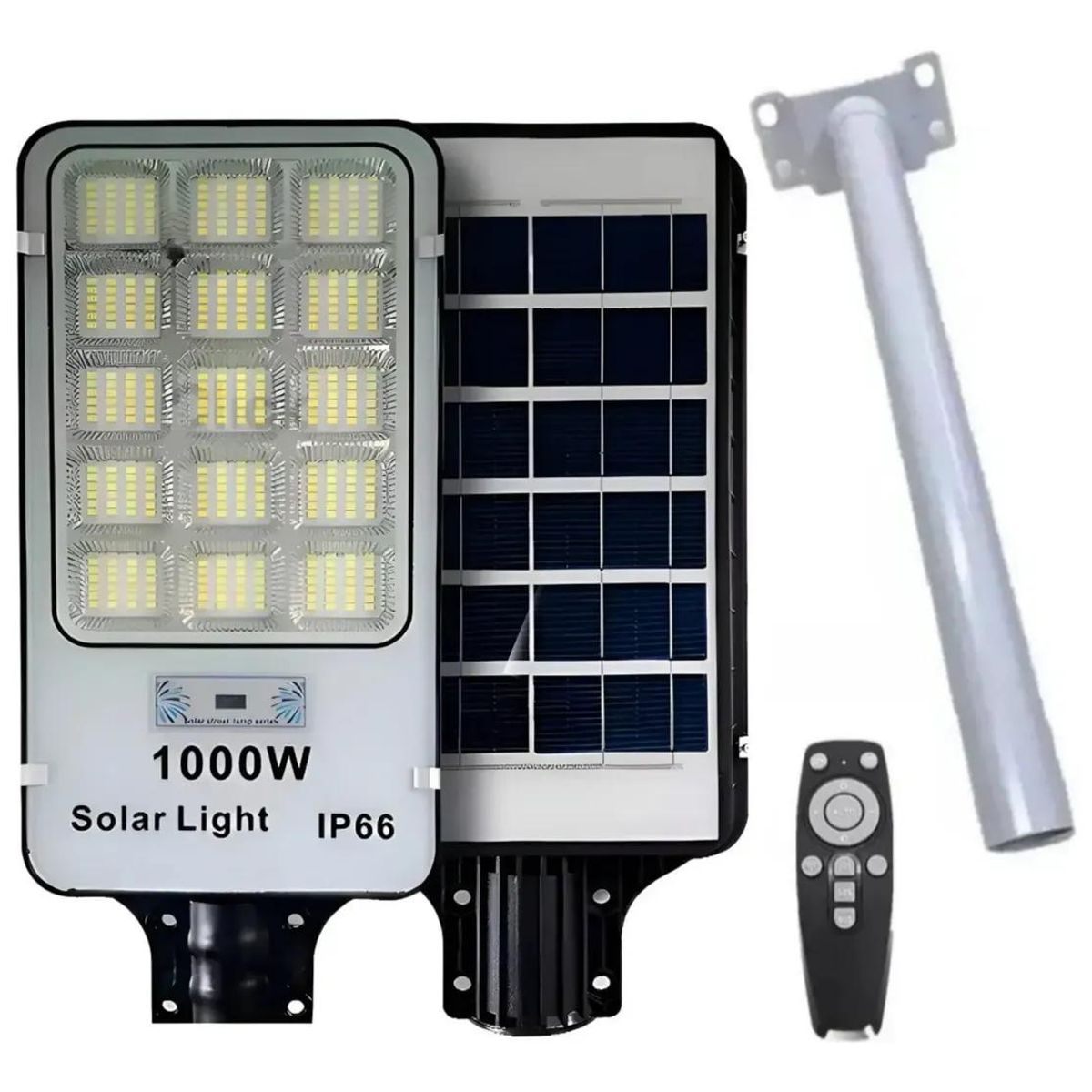 GENERICO - Foco Solar LED 1000W Alta Potencia para Exterior