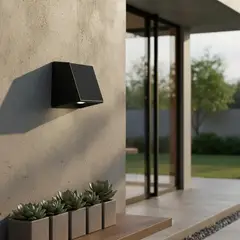 GENERICO - Aplique Solar Bidireccional de Muro IP65 con 12 Tonos de