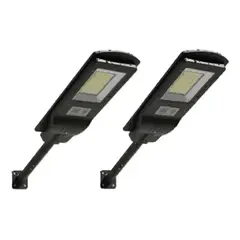 GENERICO - Pack 2 Lámparas Solares LED 50W para Exterior