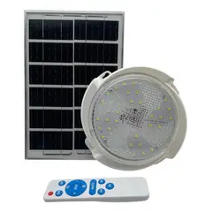 GENERICO - Lámpara Plafón Redonda Techo Solar 300W Blanco Frío