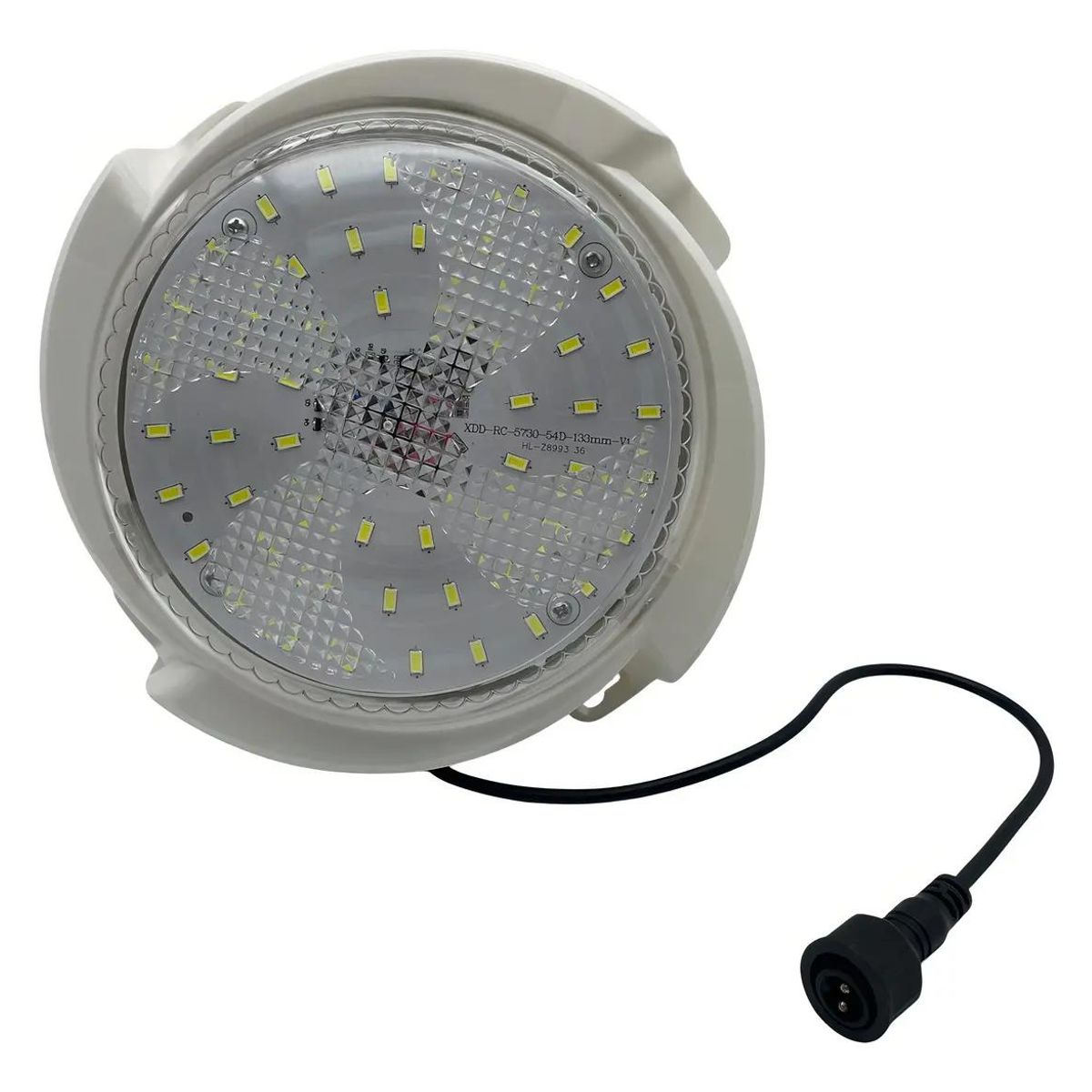 GENERICO - Lámpara Plafón Redonda Techo Solar 300W Blanco Frío
