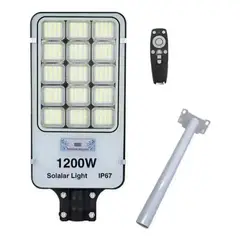 GENERICO - Foco LED Solar Exterior 1200W con Soporte