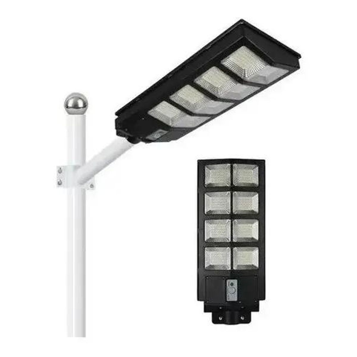 GENERICO - Foco Solar Proyector Exterior 240W con Panel y Soporte