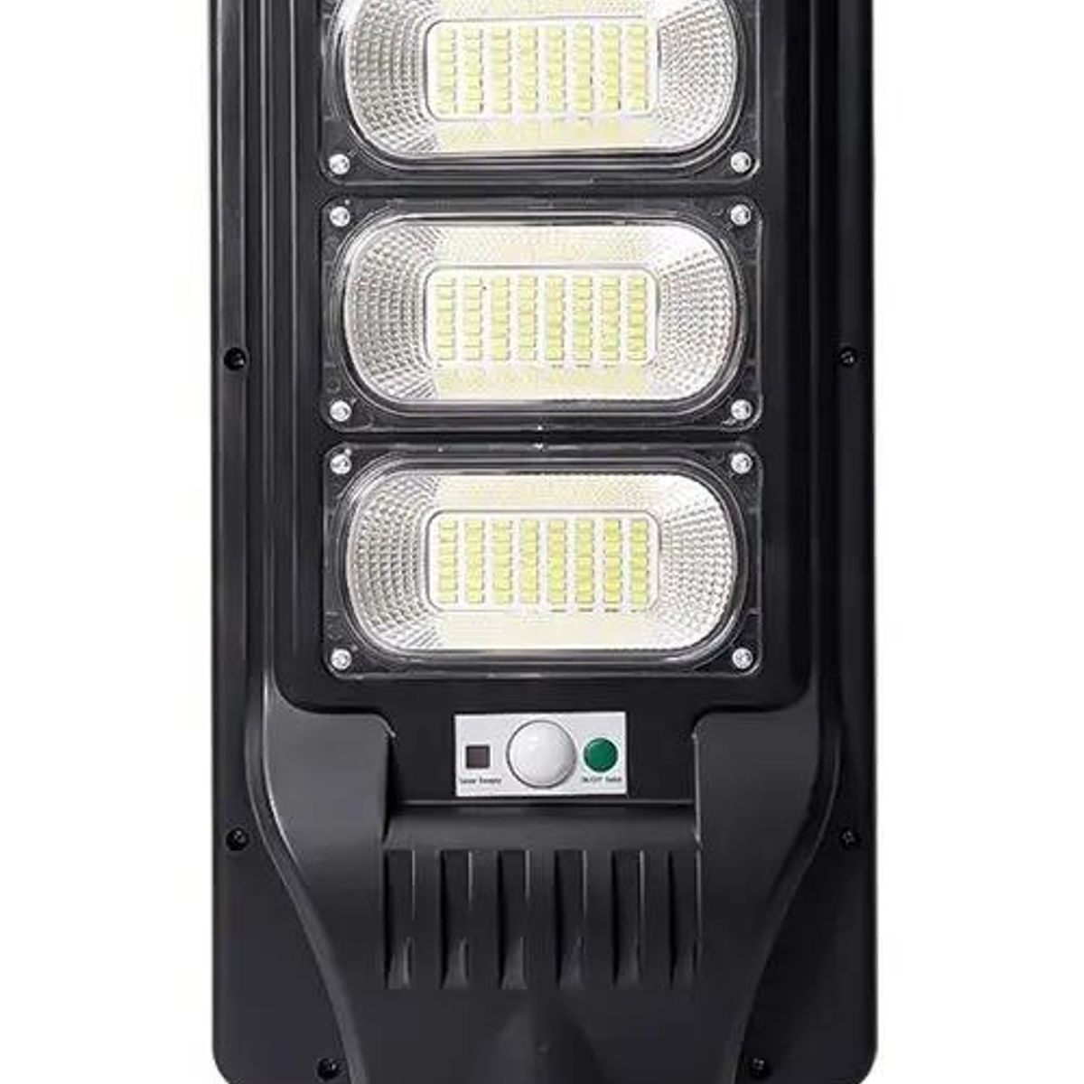 GENERICO - Foco Solar LED Exterior 150W con Lupa, Poste y Sensor