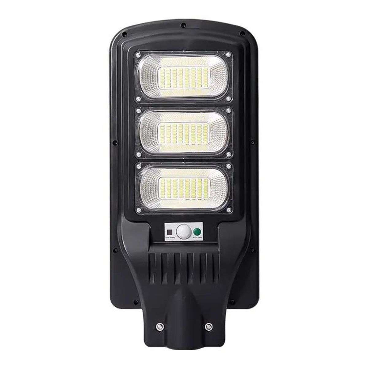 GENERICO - Foco Solar LED Exterior 150W con Lupa, Poste y Sensor