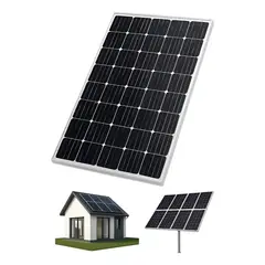 GENERICO - Panel Solar Monocristalino 50W 12V para Energía Fotovolta