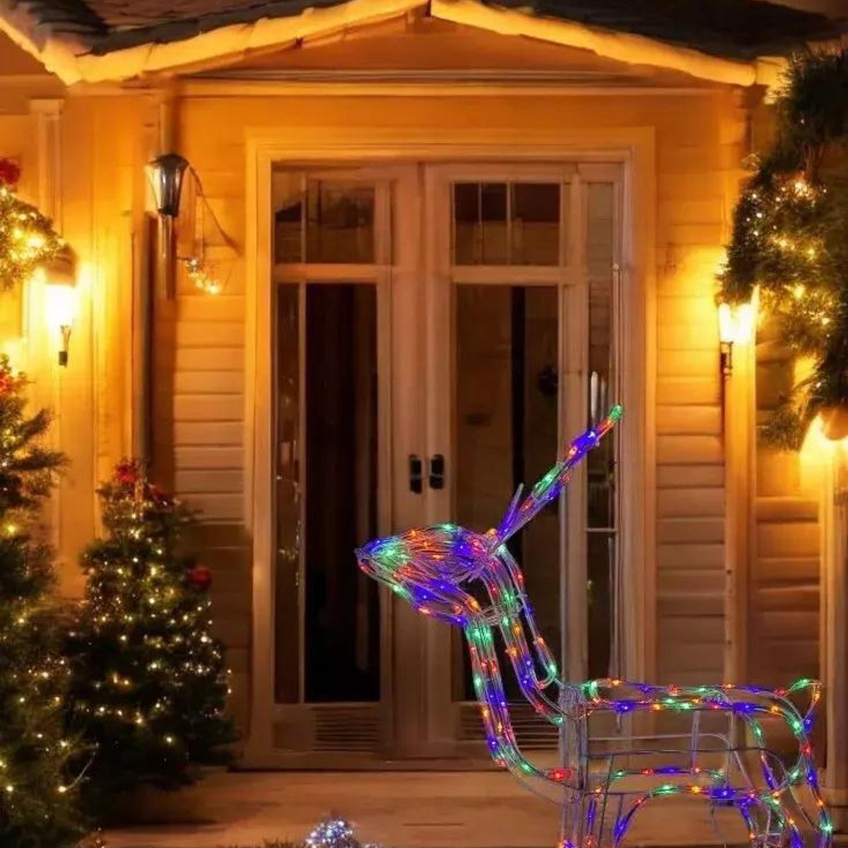 GENERICO - Reno Navideño Multicolor Decorativo