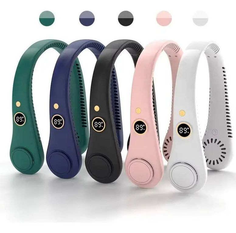 GENERICO Ventilador portátil de cuello recargable USB