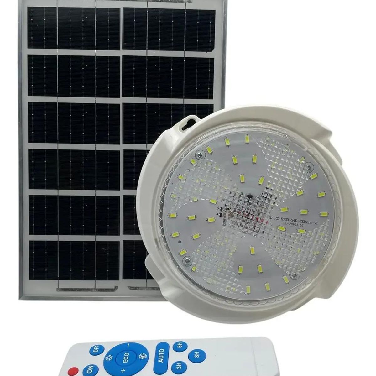 GENERICO - Lámpara Plafón Redonda Solar 300W Blanco Frío