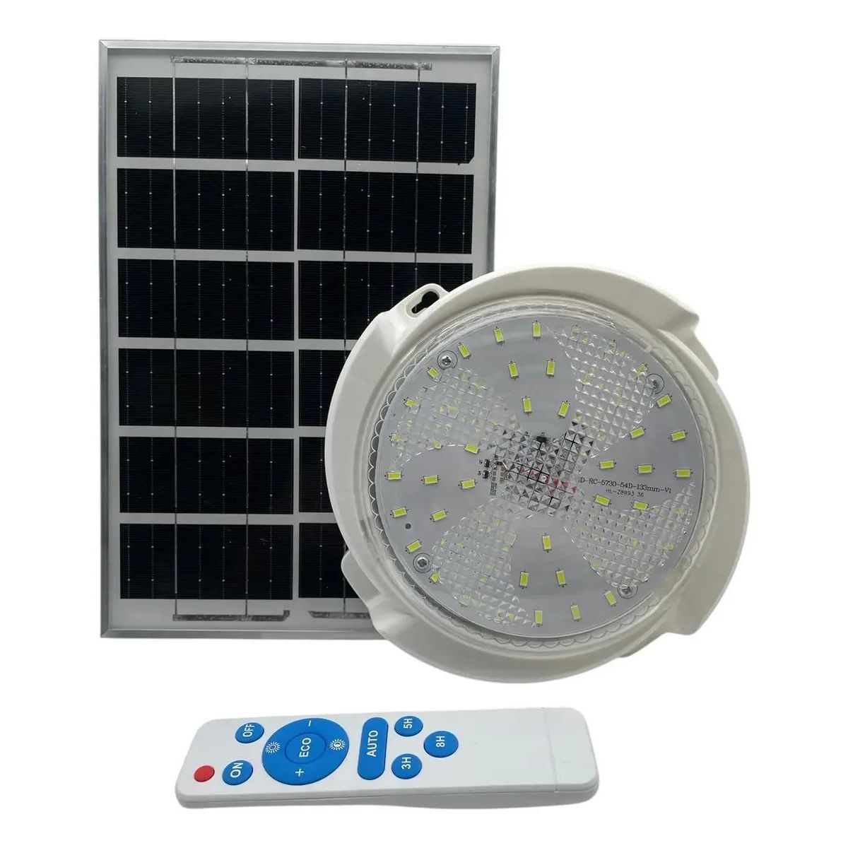 GENERICO - Lámpara Plafón Redonda Solar 300W Blanco Frío