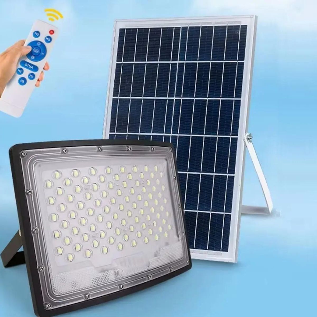 GENERICO - Foco Reflector Solar 500W para Interior y Exterior