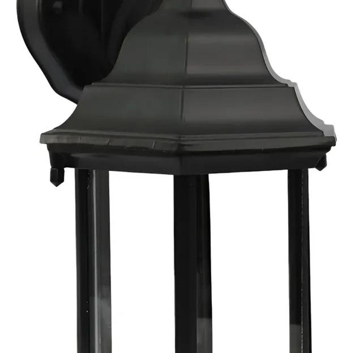 GENERICO - Farol Exterior 6 Caras E27 60W Negro