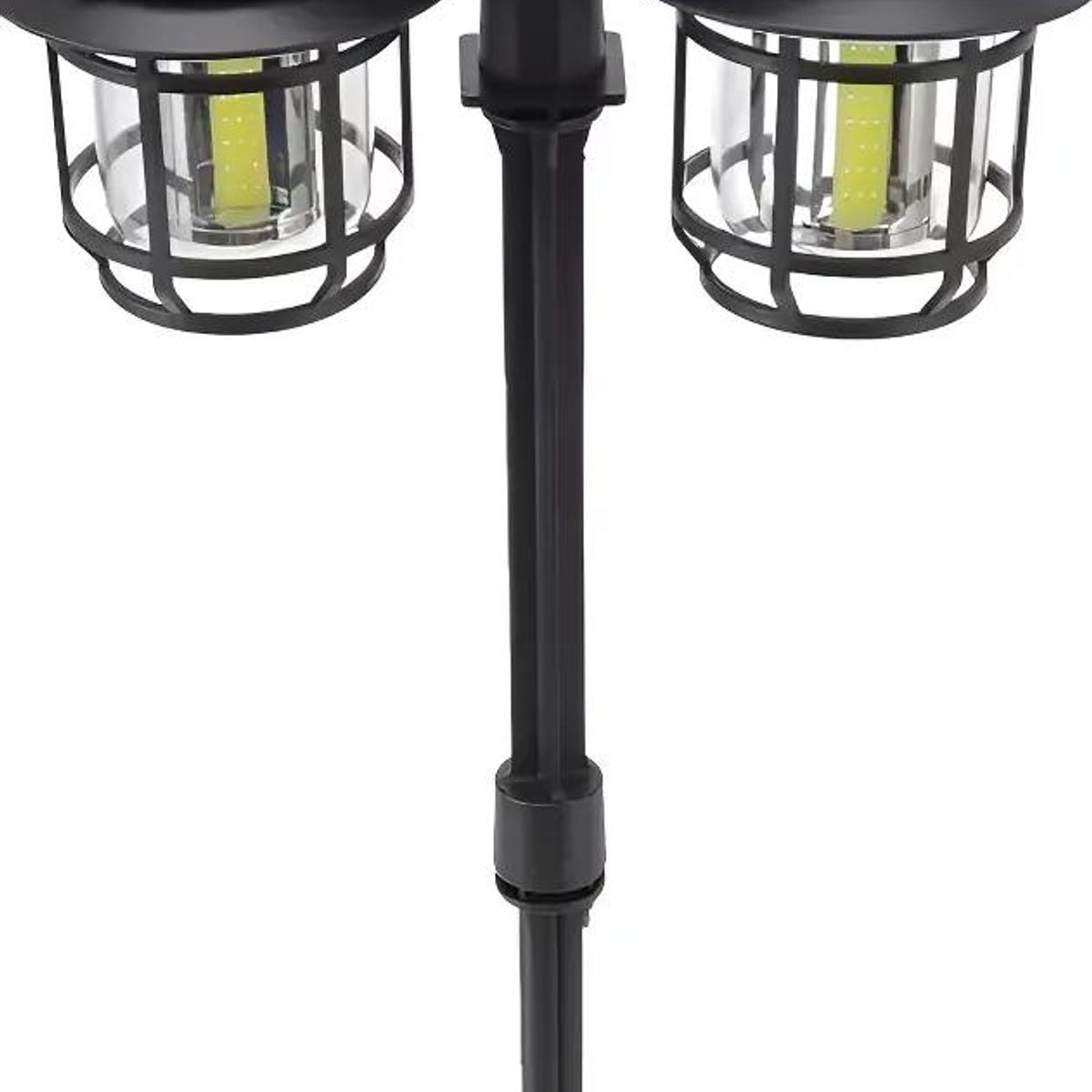 GENERICO - Farol Solar Doble 192 LED Color Negro