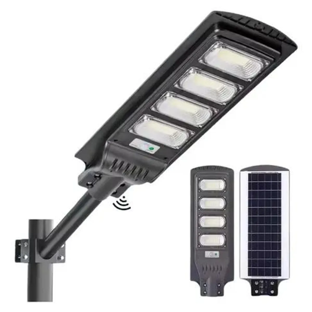 GENERICO - Foco Solar LED 200W para Poste con Sensor de Movimiento