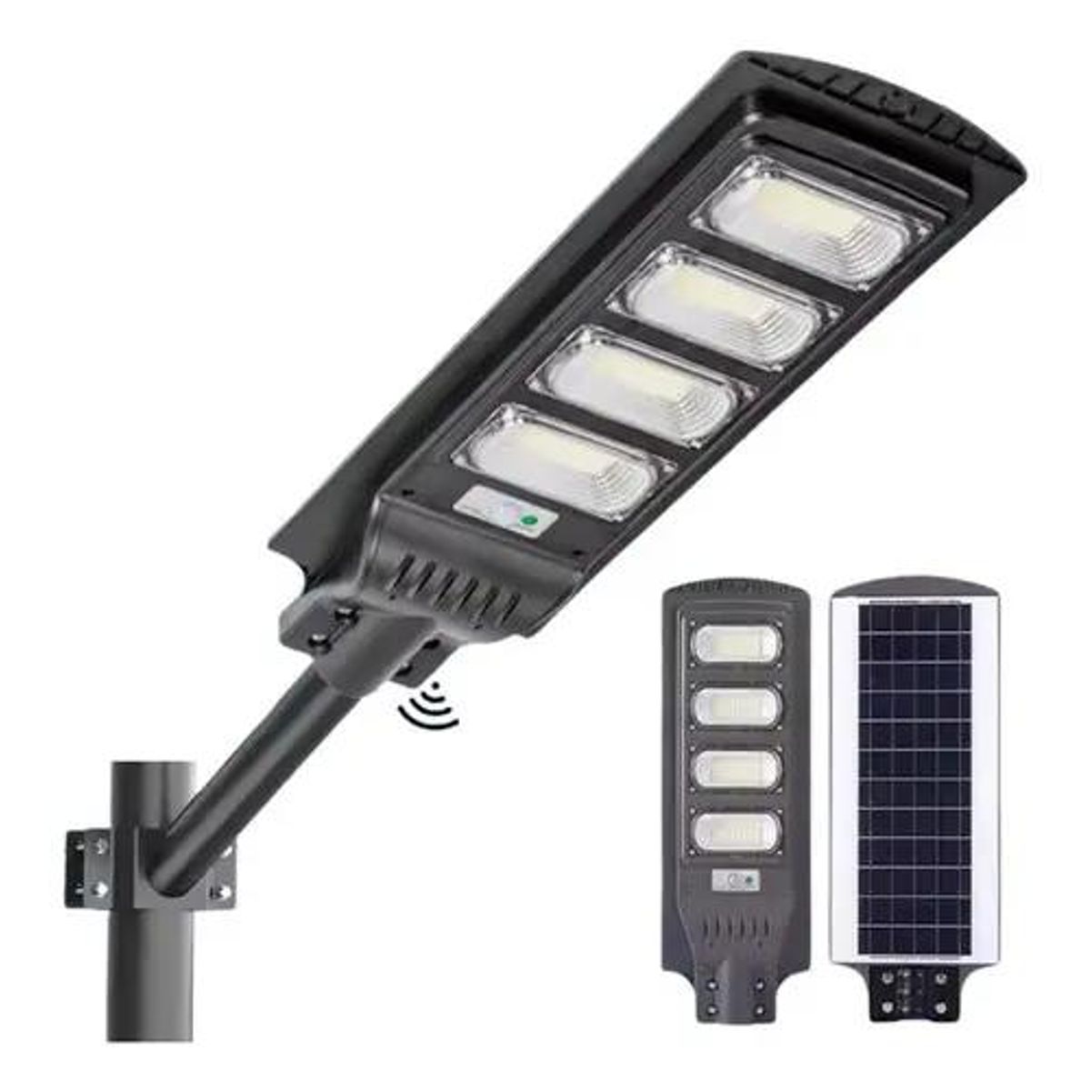 GENERICO - Foco Solar LED 200W para Poste con Sensor de Movimiento