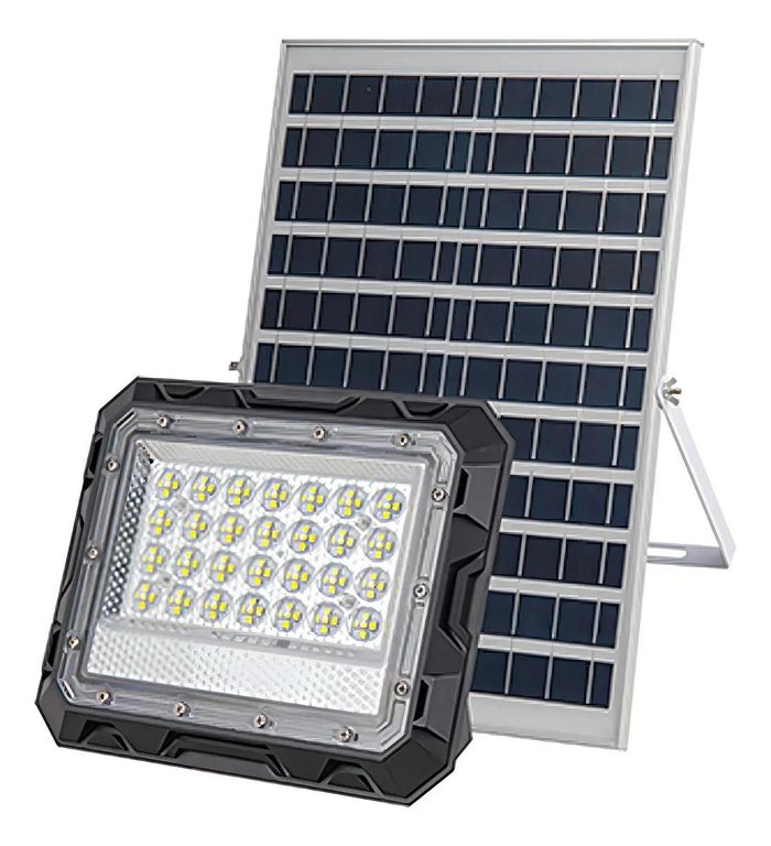 GENERICO Foco Proyector LED Solar 400lm Luz Fría 6500K