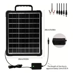 GENERICO - Panel Solar 20W GD120S para Energía Renovable
