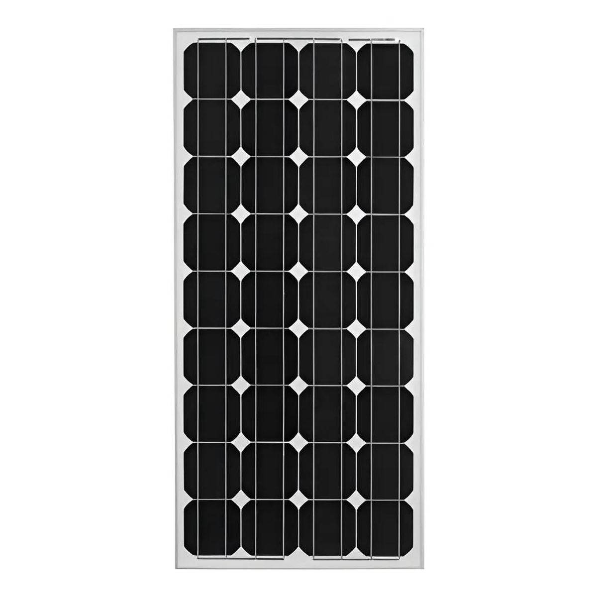 GENERICO - Panel Solar Monocristalino 100W 12V 36 Celdas