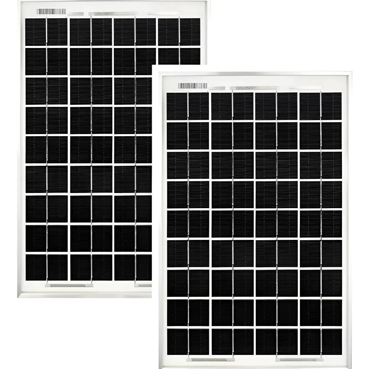 GENERICO - Pack 2 Paneles Solares Monocristalinos 12V 10W