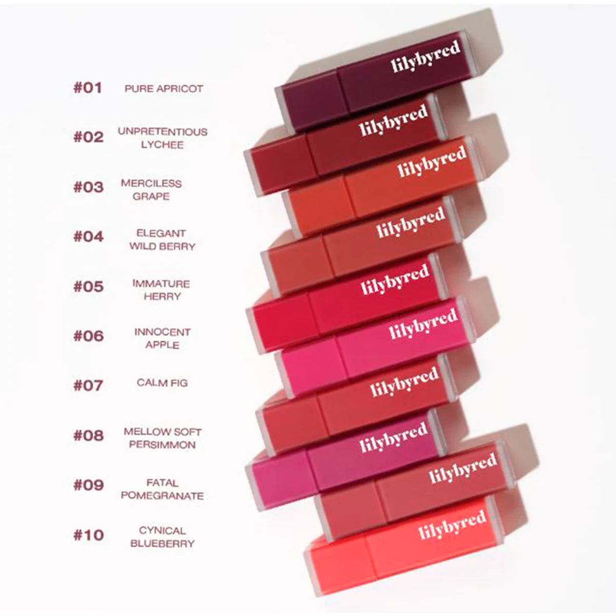 LILYBYRED - Mood Liar Velvet Tint Renovada 10 colores