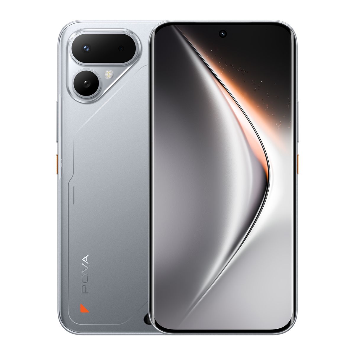 TECNO MOBILE - Celular TECNO POVA CURVE 2 5G LK7K 256+8GB MELTING SILVER