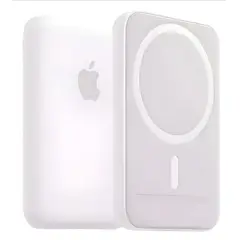 GENERICO - CARGADOR MAGNÉTICO MAGSAFE BLANCO PARA IPHONE 11 AL 17