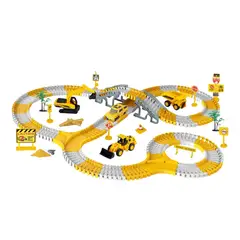 OEM - Pista De Auto Para Niño Bloque Vehículo Educativo Amarillo Rolin