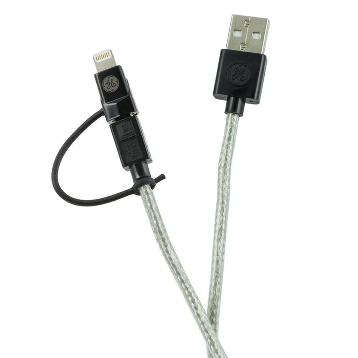 GENERAL ELECTRIC - CABLE 2 EN 1 MICRO USB CON ADAPTADOR LIGHTNING 1,80 M