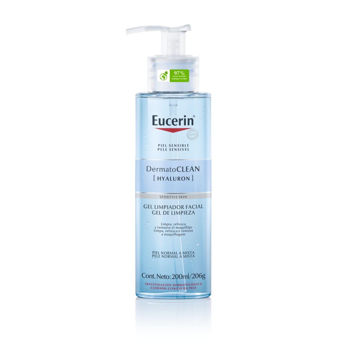 EUCERIN - Eucerin DermatoCLEAN Gel Limpiador Facial 200ml