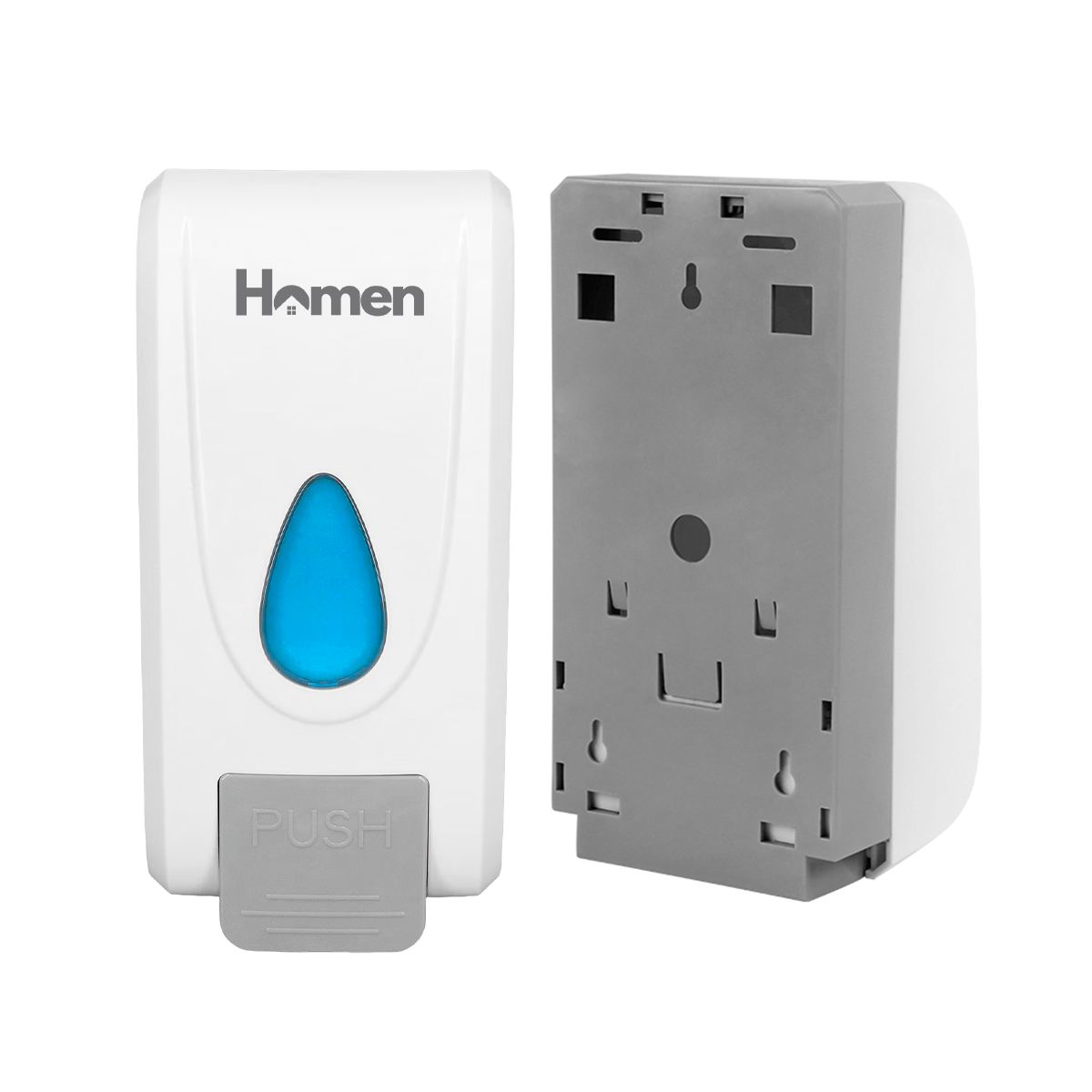 HOMEN - Jabonera, Dispensador De Jabón Manual Para Pared