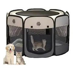 SHOP EHOME BAG - Corral Plegable para Perros y Gatos de Tela Oxford con Cierre