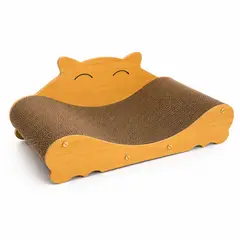 PETPRO - Rascador Sofá Para Gatos De Cartón Y Madera Con Catnip