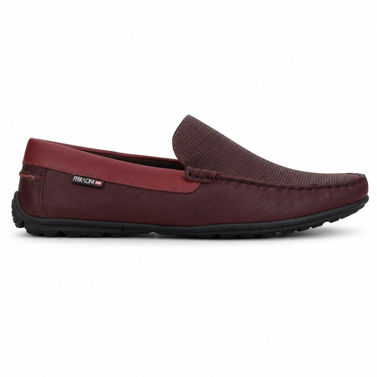 FERRACINI - Mocasin Burdeo Hombre Casual Ferracini 2937