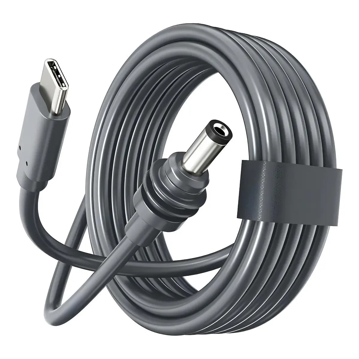 GENERICO - Cable de carga USB-C 2m gris oscuro