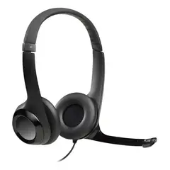 GENERICO - Audífono con micrófono USB color negro