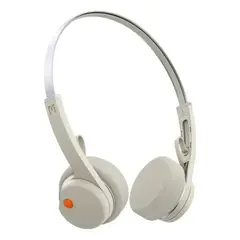 GENERICO - Audífonos On-ear Bluetooth 5.3 Beige Retro