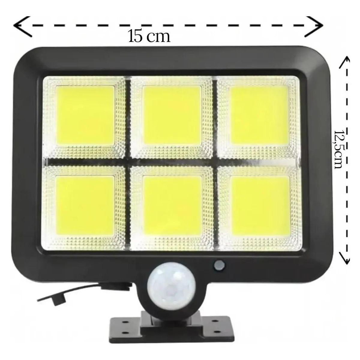 GENERICO - Reflector Solar Exterior LED 120W Luz Blanca