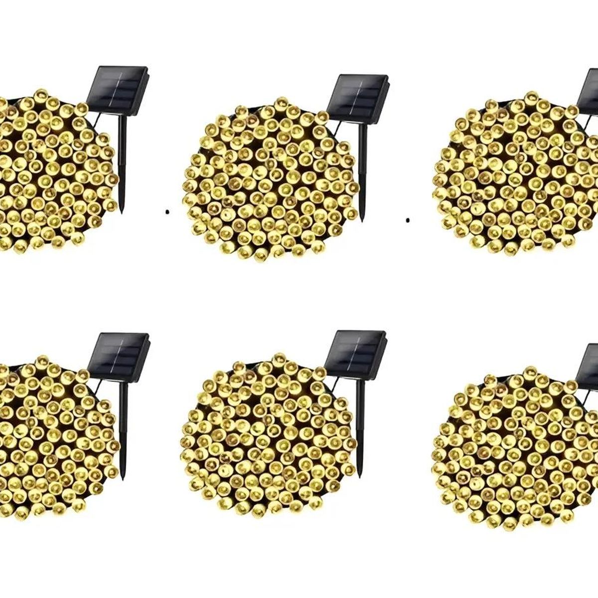 GENERICO - Guirnalda de Luces LED Solares 10 Metros