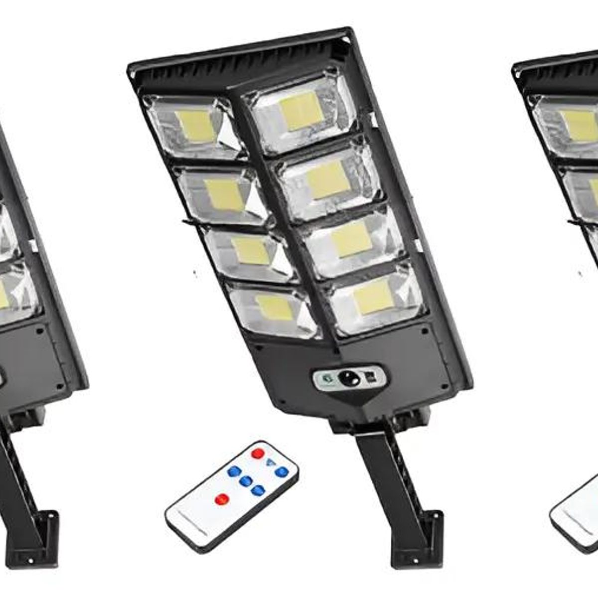 GENERICO - Pack 3 Focos LED Solares Exterior con Sensor Movimiento