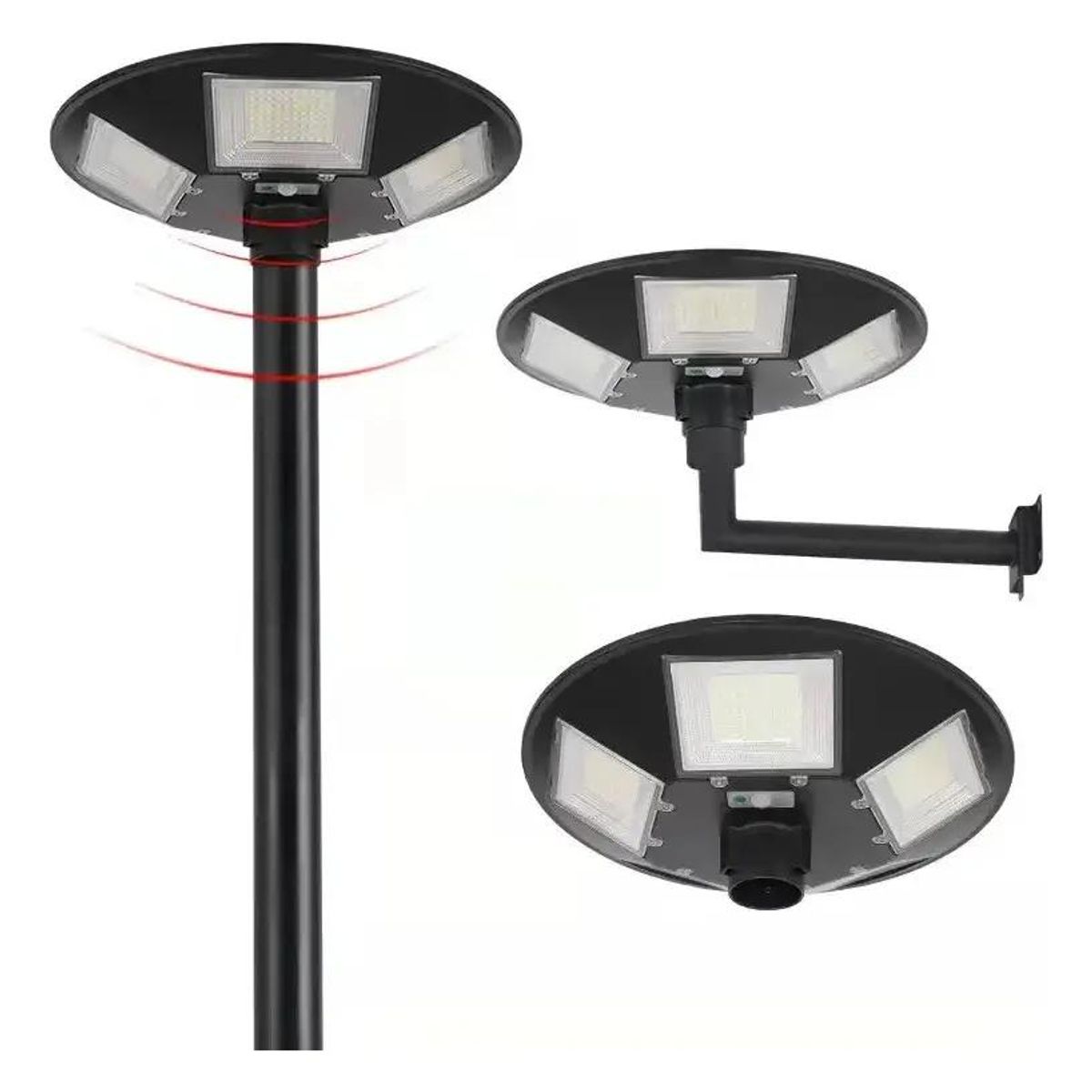 GENERICO - Foco Solar LED 500W con Sensor de Movimiento y Protección