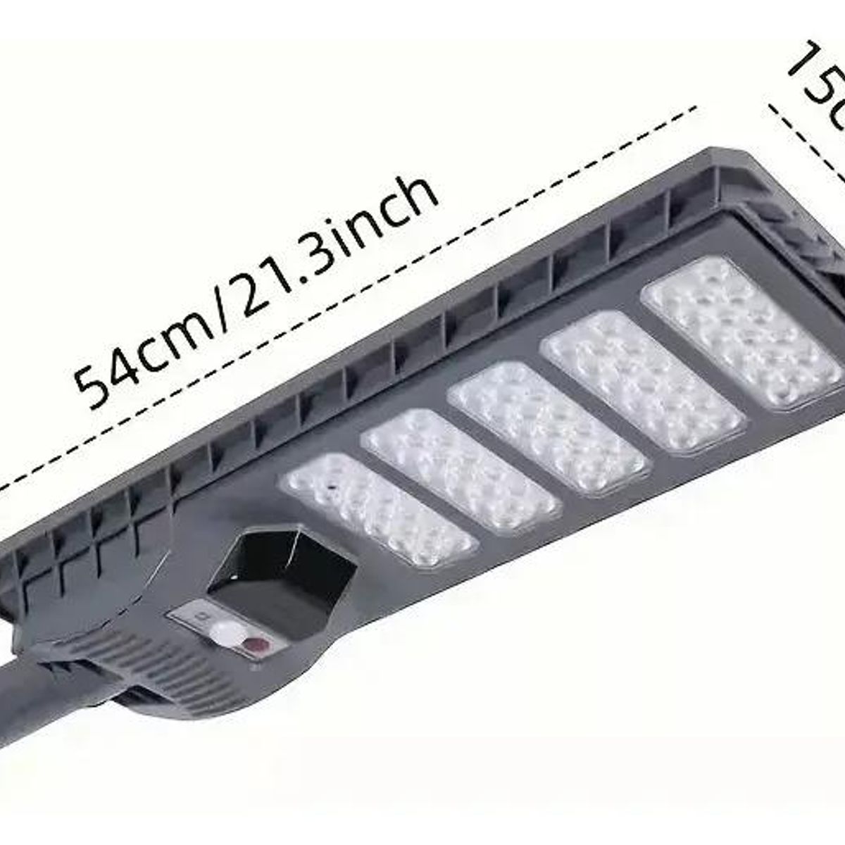 GENERICO - Pack 2 Focos Solares 500W Recargables con Sensor y Mando