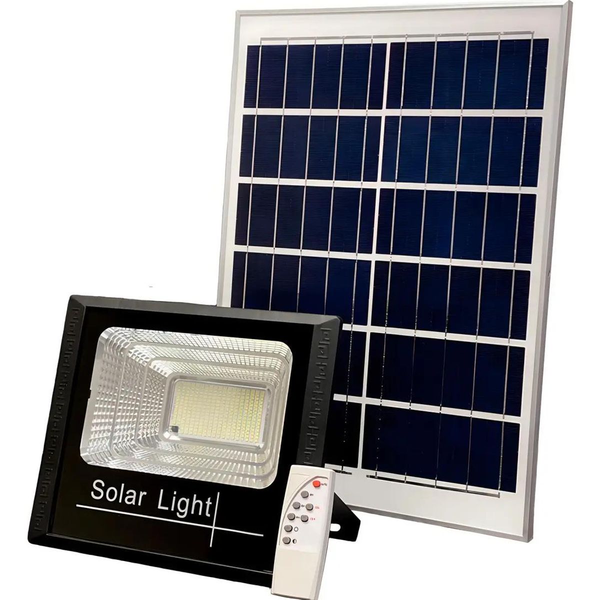 GENERICO - Reflector Solar Inalámbrico 500W Luz Blanca Fría