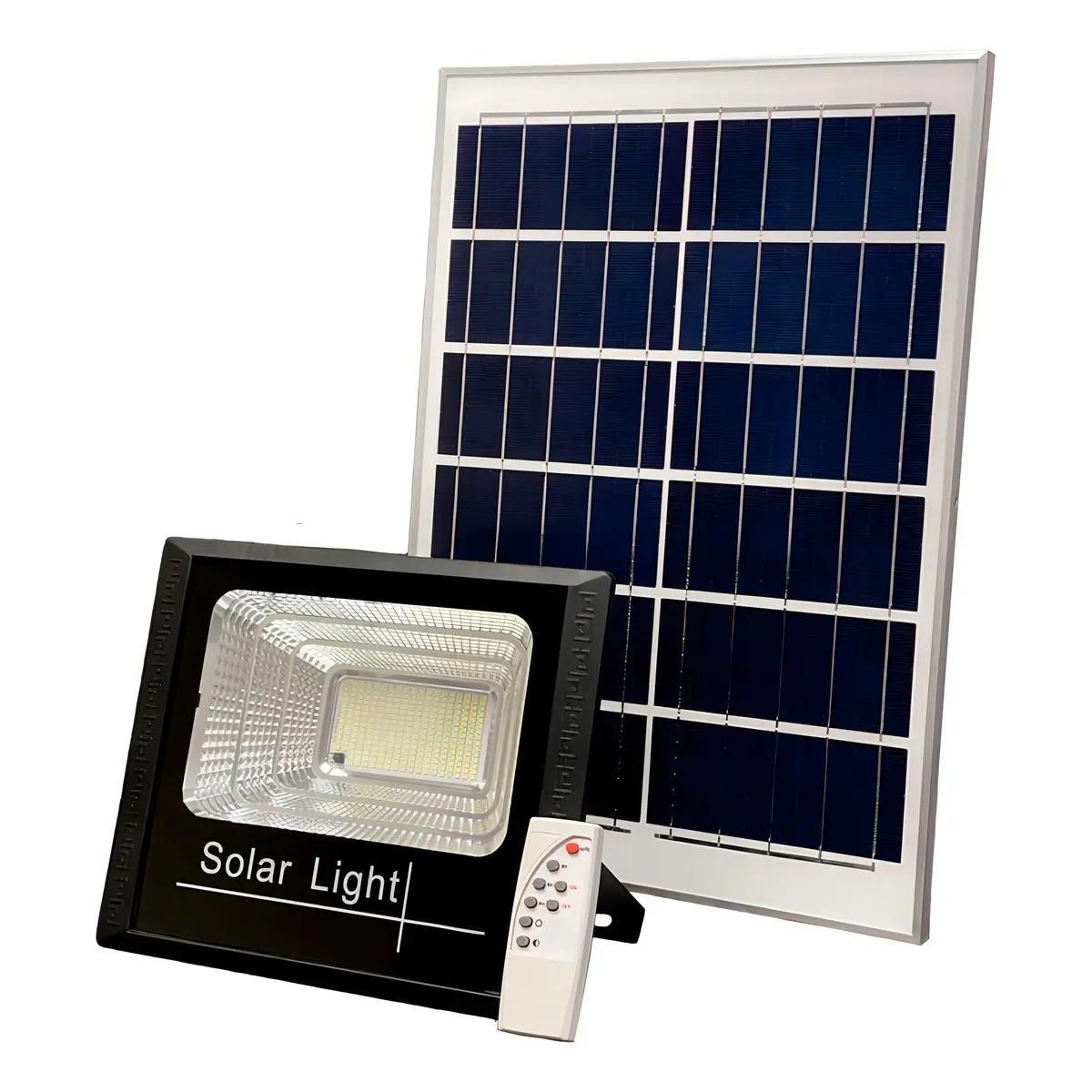GENERICO - Reflector Solar Inalámbrico 500W Luz Blanca Fría
