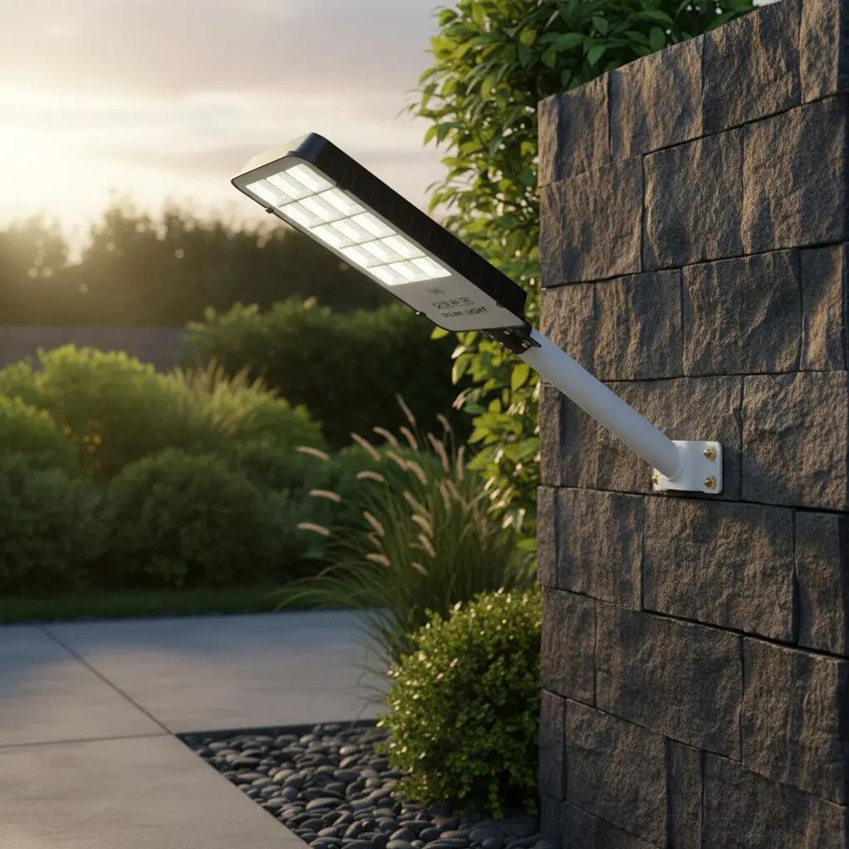 GENERICO - Foco Solar LED 1000W para Exterior y Jardín